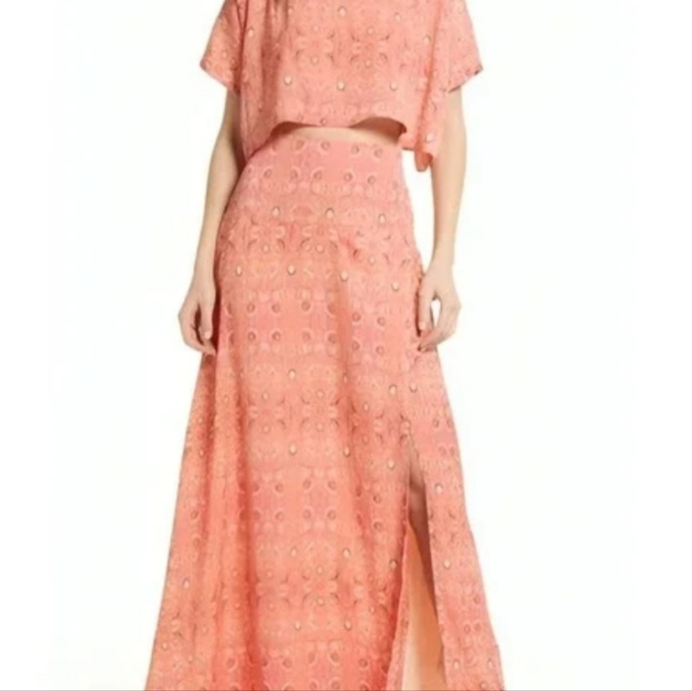 Free People Marion crop top and skirt set.  Sz. 4 BRAND NEW!